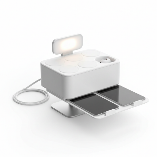 7-in-1 Wireless Charging Station by Acer with Night Light